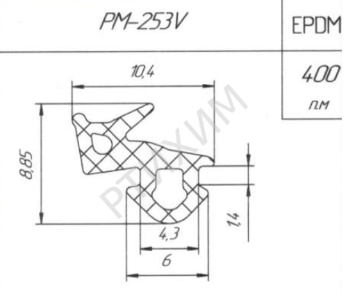 Уплотнитель РМ-253V (аналог 112.253)